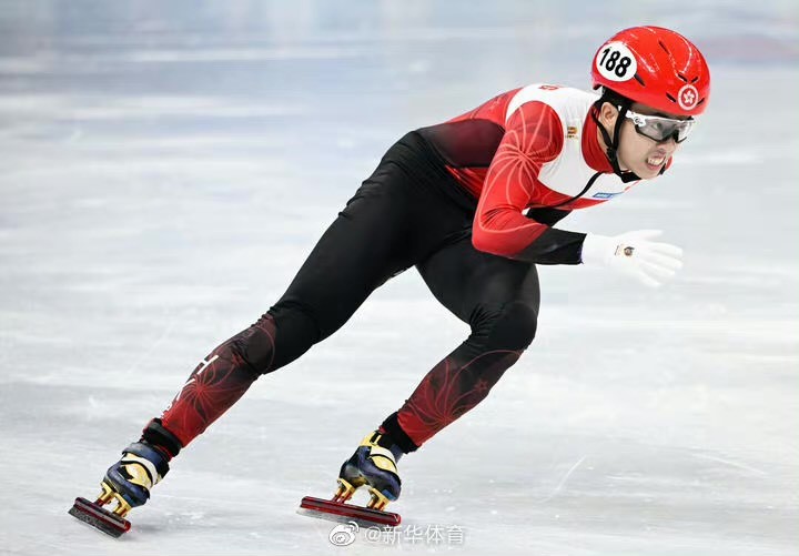 ISEF Alumni Sidney Chu competed in Speed Skating during the 2022 Beijing Winter Olympics