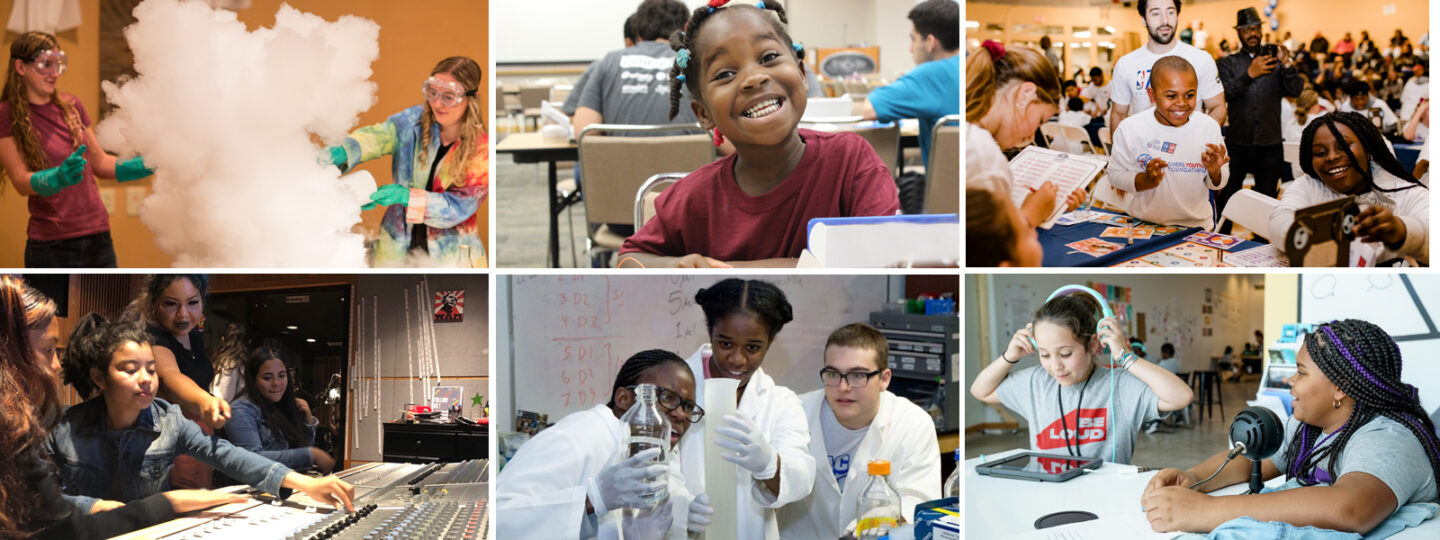STEM Action Grants - Annual Report 2021 photo collage