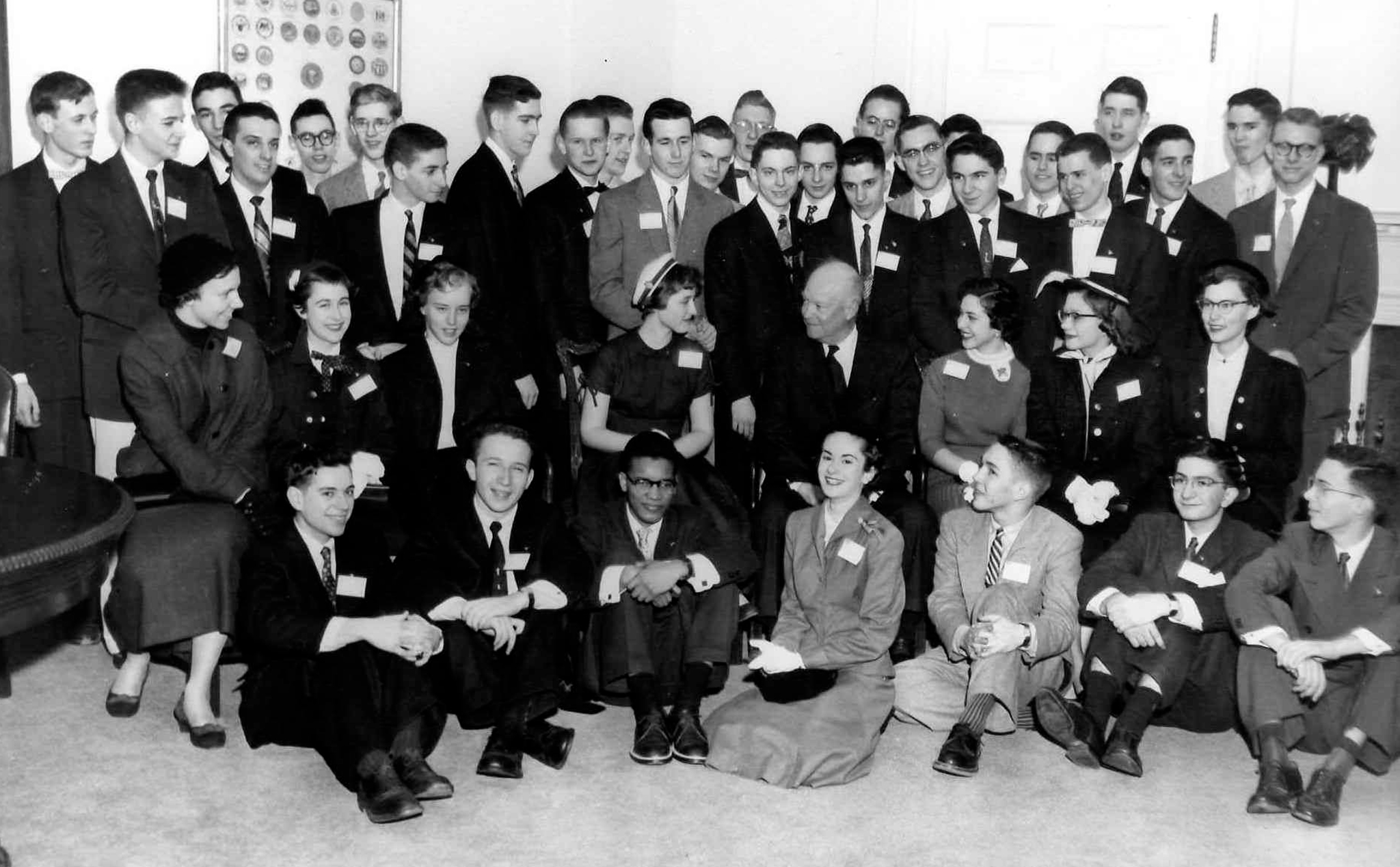 STS finalists visit President Eisenhower at the White House
