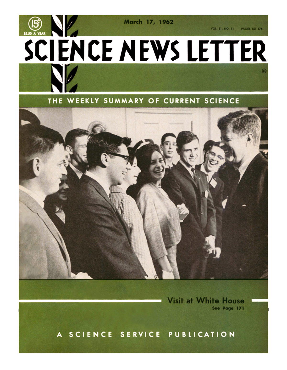 STS finalists meeting President Kennedy featured on Science News