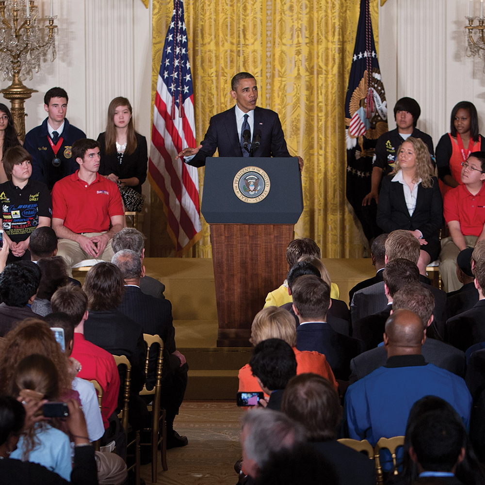 Nine Society alumni attend the White House Science Fair