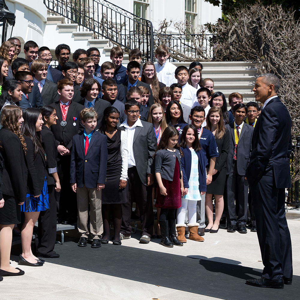 President Obama addresses White House Science Fair participants