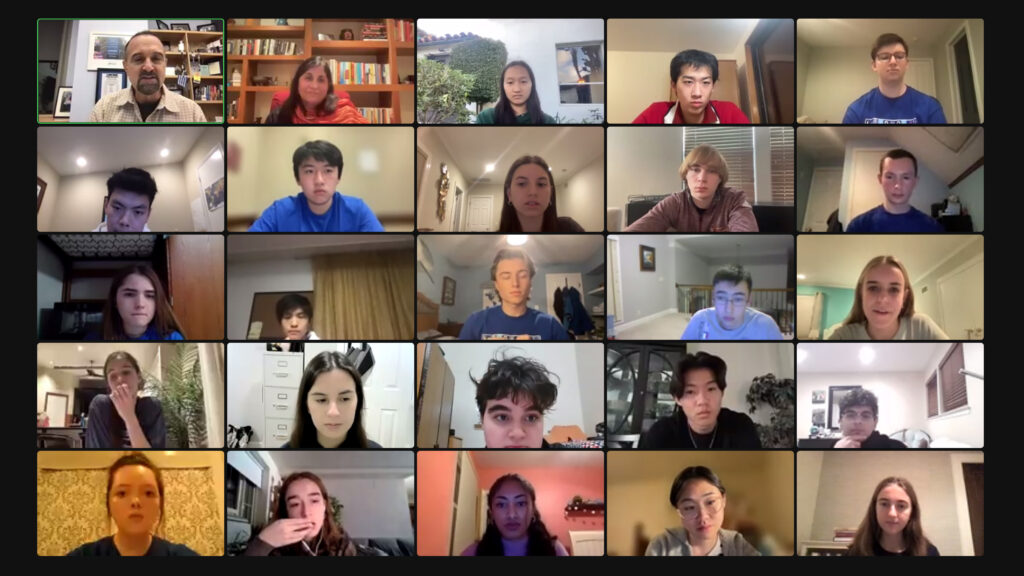 2023 Regeneron STS scholars attended a virtual scholars event where they learned about the competition and heard from Maya Ajmera and George Yancopoulos.