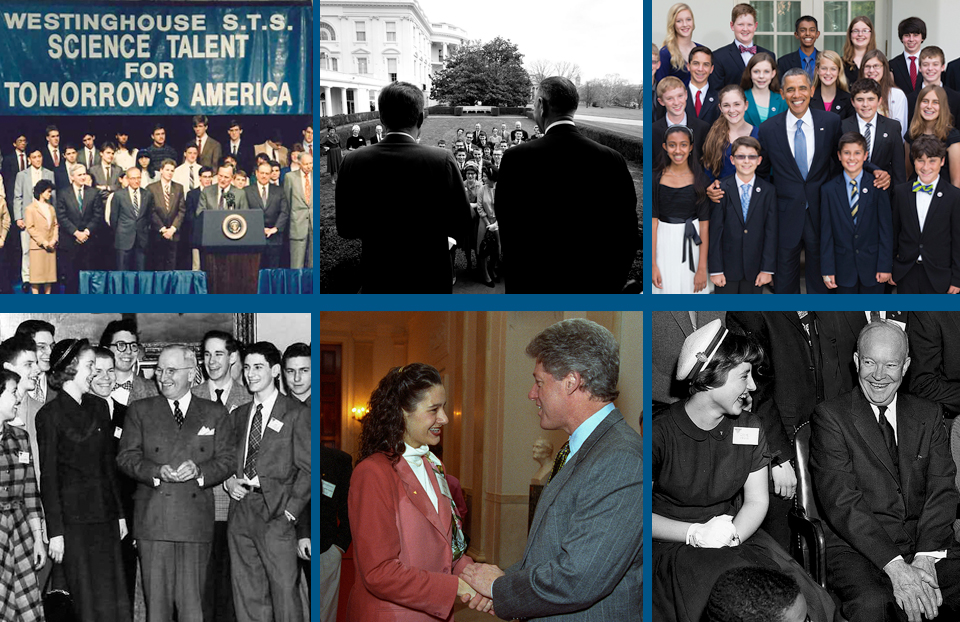 White House Photo Gallery - Presidents Bush, Kennedy, Obama, Truman, Clinton and Eisenhower pictured in collage format