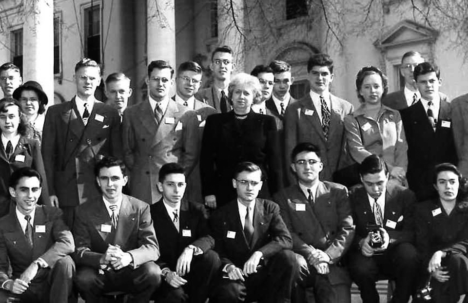 White House Photo Gallery - 1948 STS finalists meet First Lady Elizabeth Truman at the White House