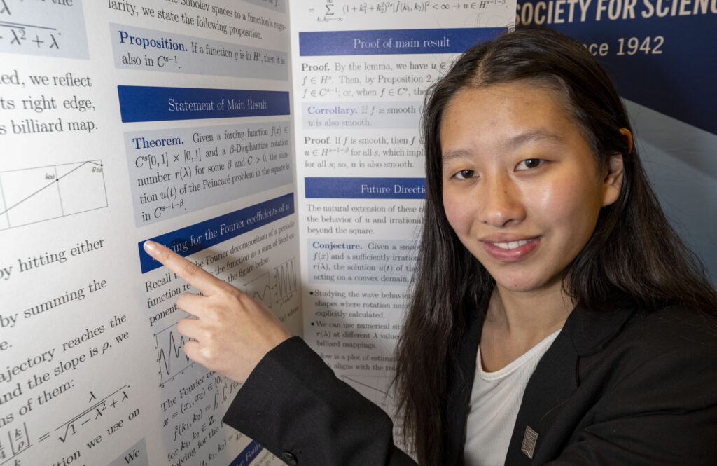 Regeneron STS 2023 Finalist Sally Zhu