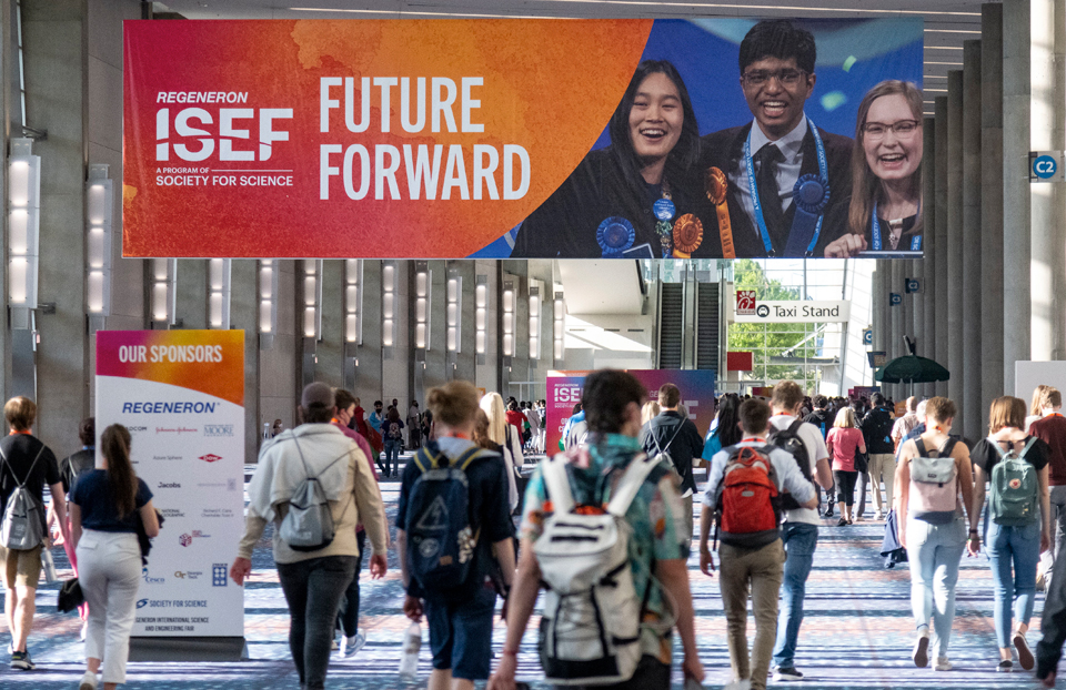 entrance hall of Atlanta convention center for 2022 ISEF