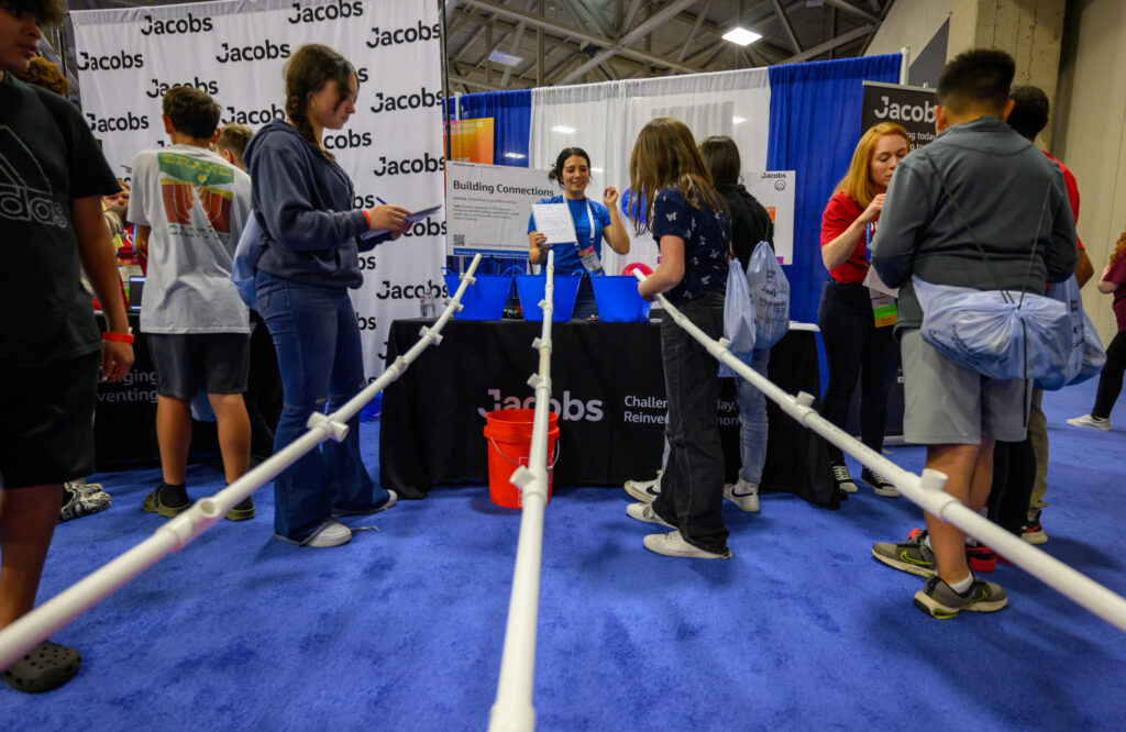 Students participate in Ed Outreach Day during Regeneron ISEF 2023.