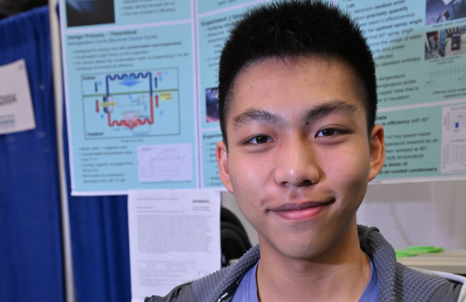 ISEF 2023 Grand Award Winner, Eugene Chen, 16, of Shanghai, China