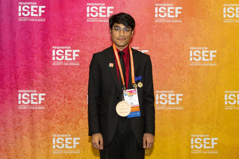 Jain Rishab, top winner at 2022 ISEF