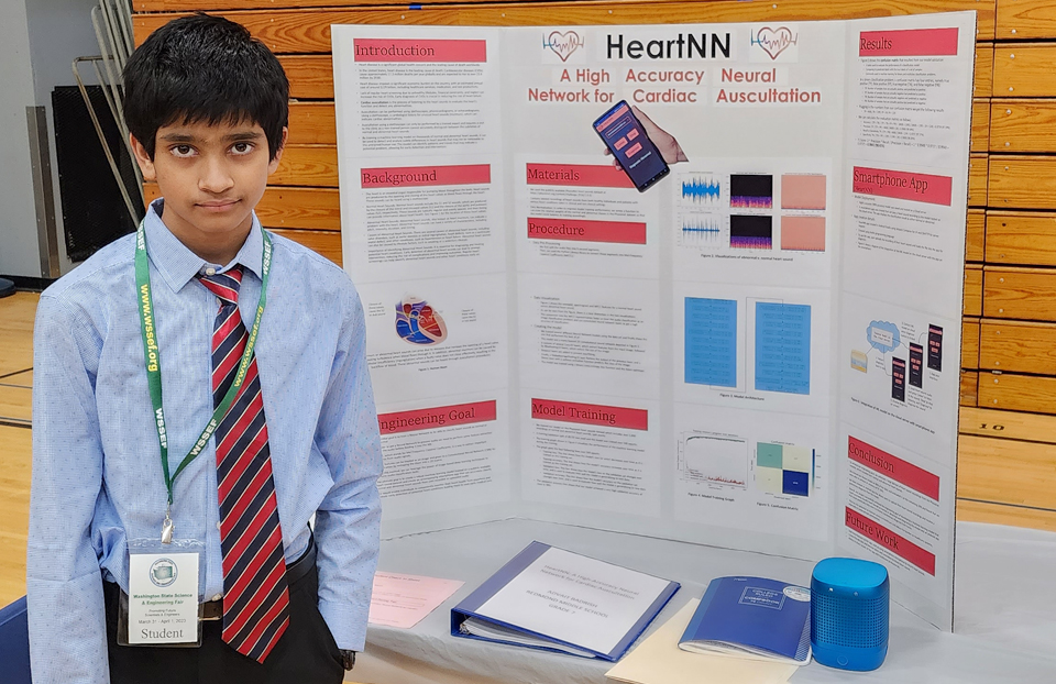 2023 Thermo Fisher JIC Finalist Advait Badrish with project