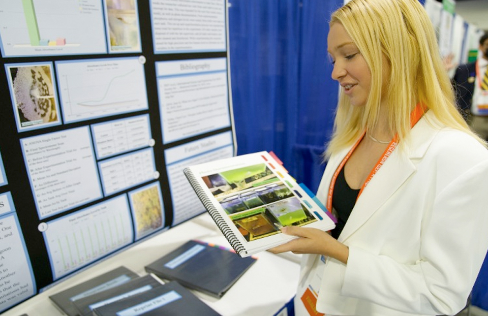 2022 ISEF Erin Gaydar - highlighted in the Nat Geo series "Science Fair", photo copyright Nat Geo/A. Mazonkey-J.D. Nell