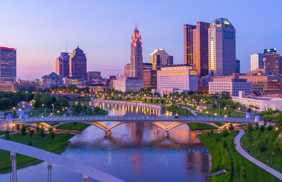 Photo of the Columbus skyline