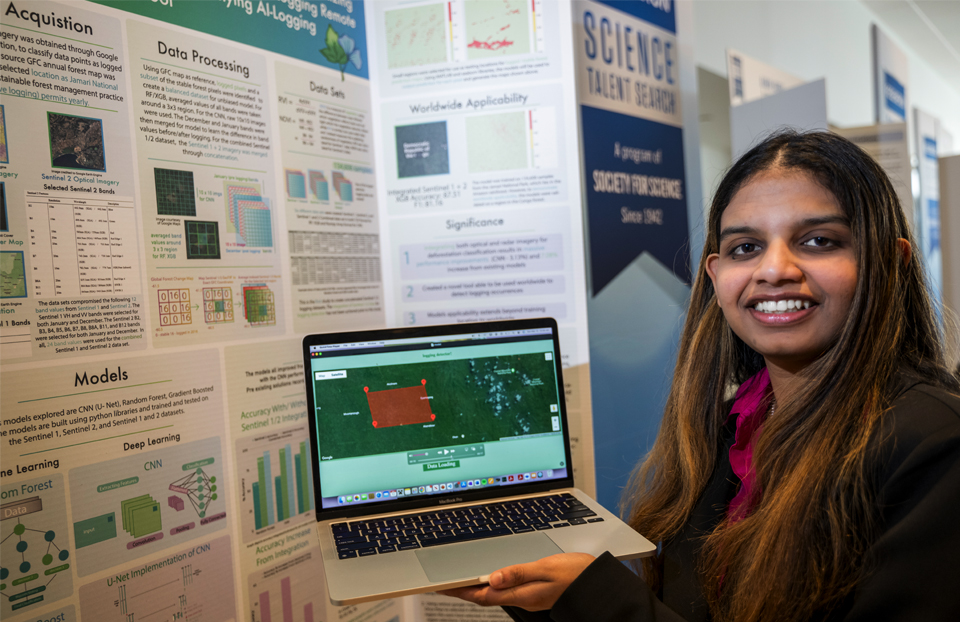 2024 Science Talent Search finalist Saraswathy Amjith