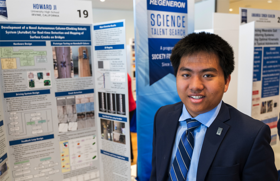 2024 Science Talent Search finalist Howard Ji