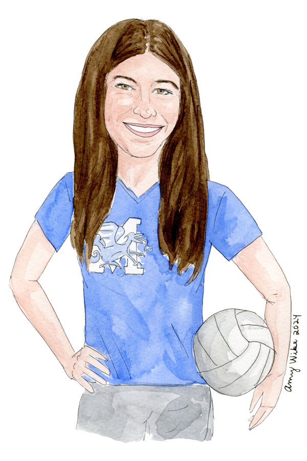 Illustration of 2024 STS finalist Gavriela Beatrice Kalish-Schur by Amy Wike