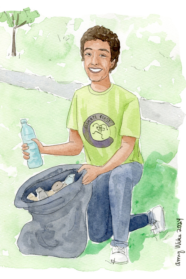 Illustration of 2024 STS finalist Ramon Moreno by Amy Wike