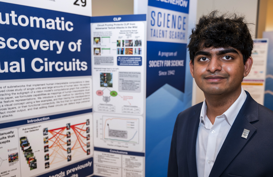 2024 Science Talent Search finalist Achyuta Rajaram