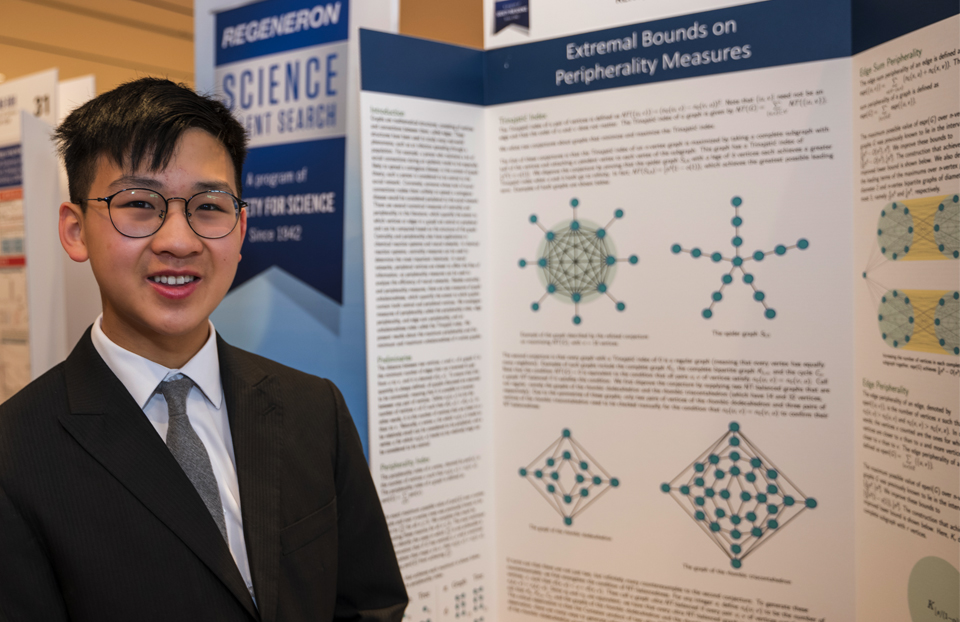 2024 Science Talent Search finalist Linus Tang
