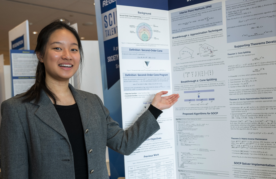 2024 Science Talent Search finalist Michelle Wei