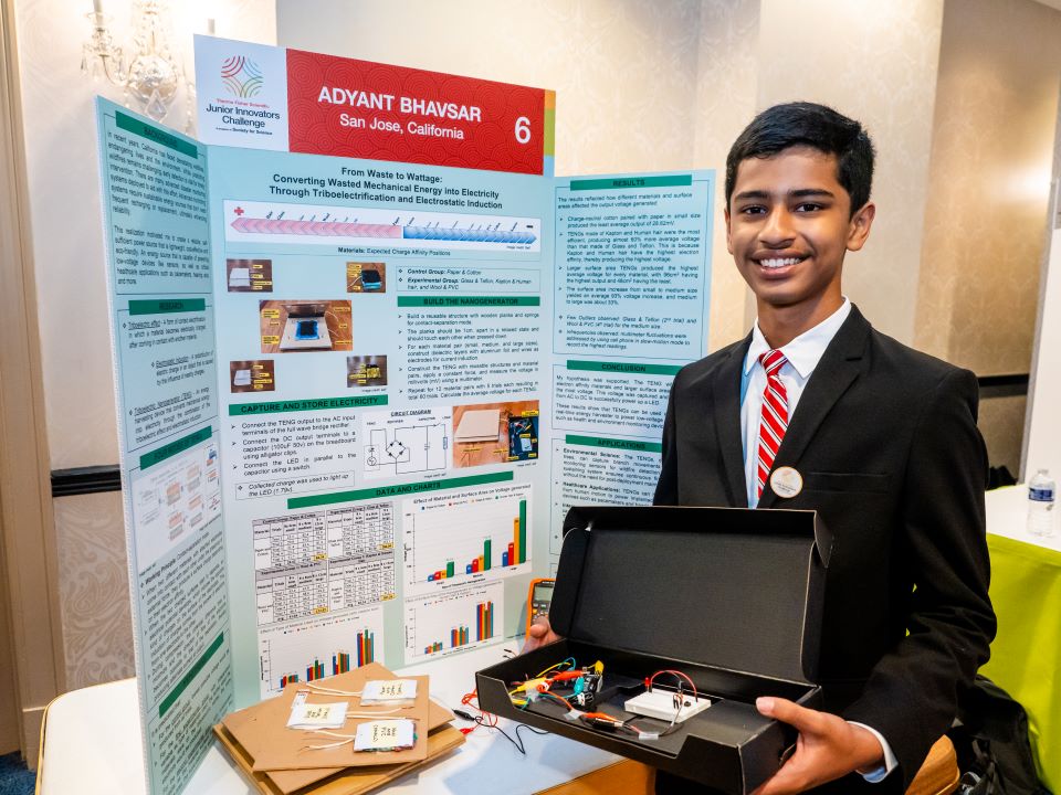 Adyant Bhavsar won the 2023 $10,000 Lemelson Award for Invention