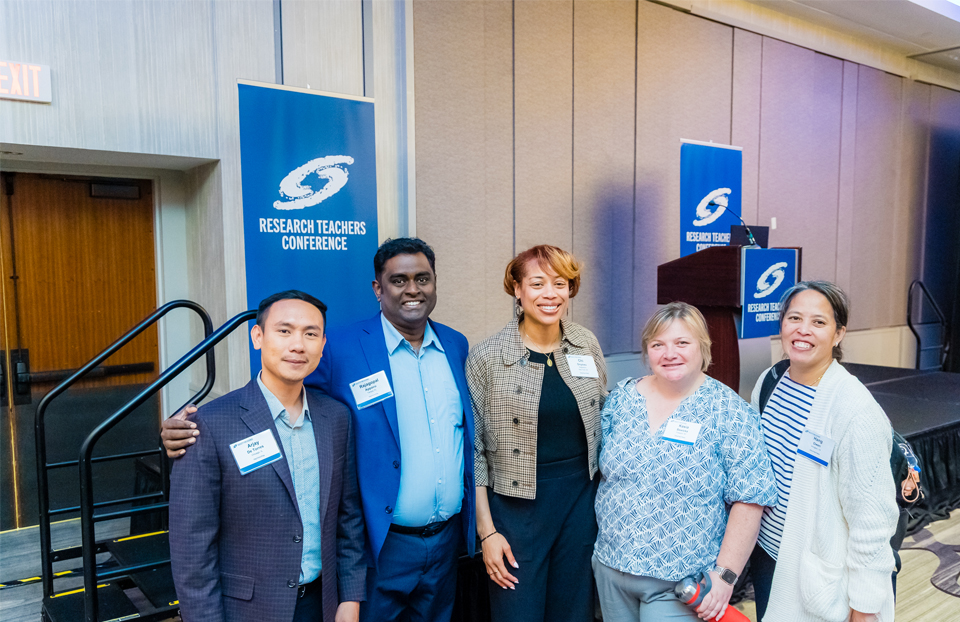 2025 Research Teachers Conference with Regeneron Representative, Chiatogu Onyewu.