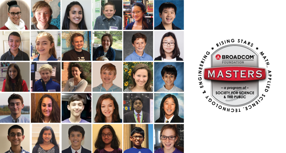 The 2018 Broadcom MASTERS finalists
