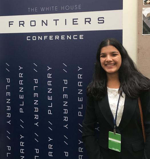 Surabhi attended the White House Frontiers Conference in November.