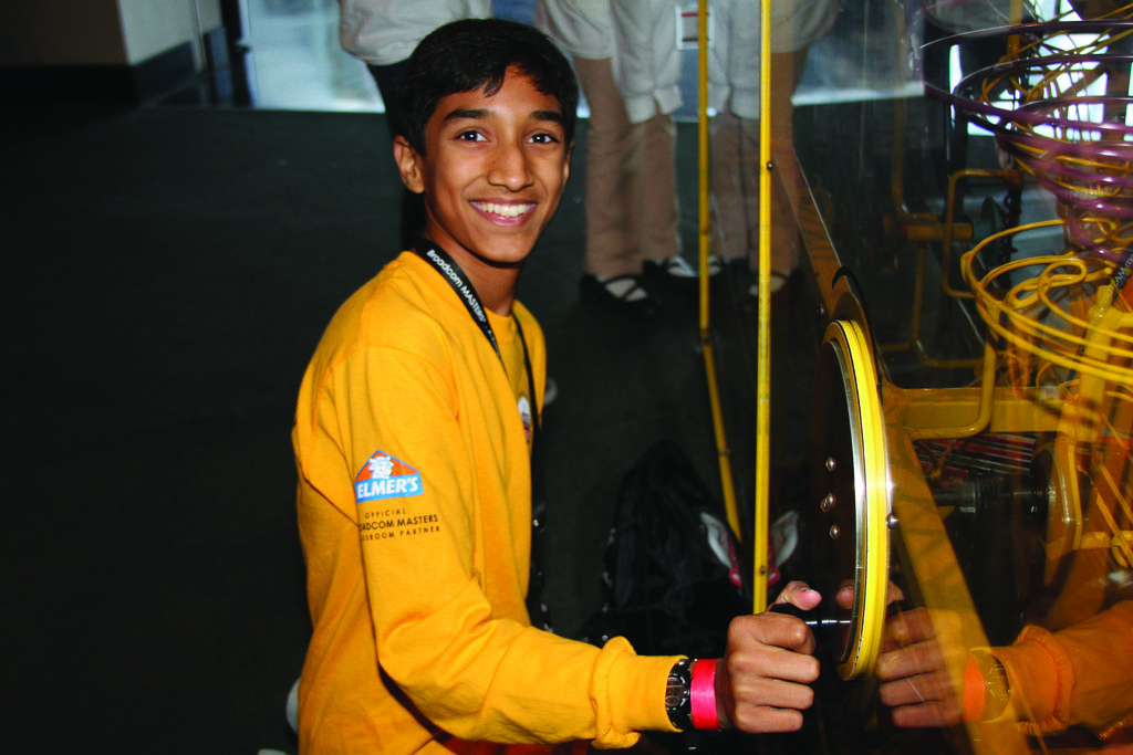 Shishir Dholakia enjoying an event as a Broadcom MASTERS finalist. Shishir Dholakia enjoying an event as a Broadcom MASTERS finalist.