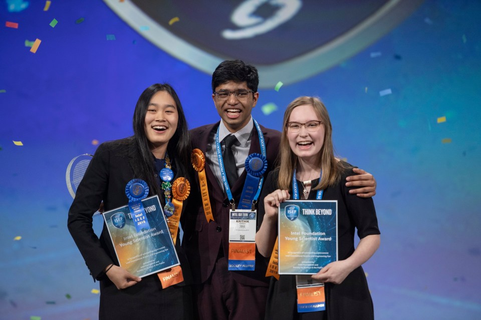 Top Three Grand Award Winners at ISEF 2019