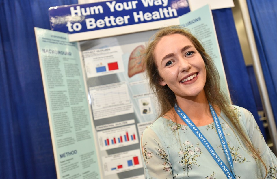 Biomedical and Health Sciences ISEF Category - Caolann Brady, Ireland, 2017