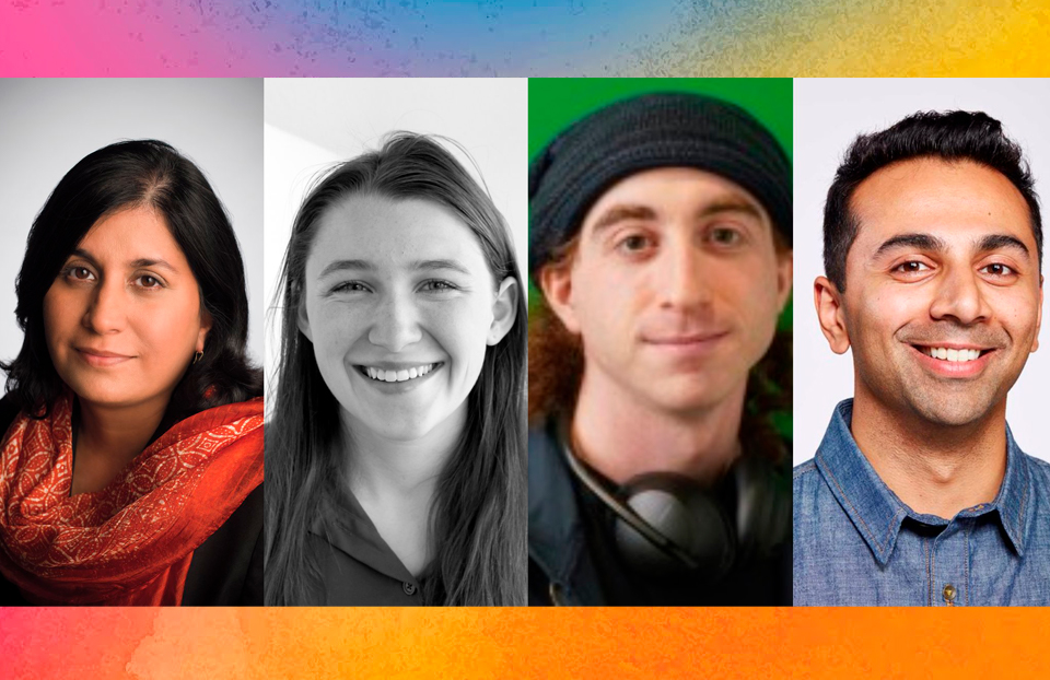 Maya Ajmera moderated a panel on innovation and entrepreneurship with former ISEF finalists Paige Brown, David Holz and Ramji Srinivasan.