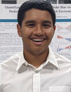 2020 Broadcom MASTERS Finalist Agastya Sridharan