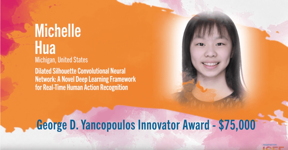 Michelle Hua, Cranbrook Kingswood School, MI, USA, ISEF 2021