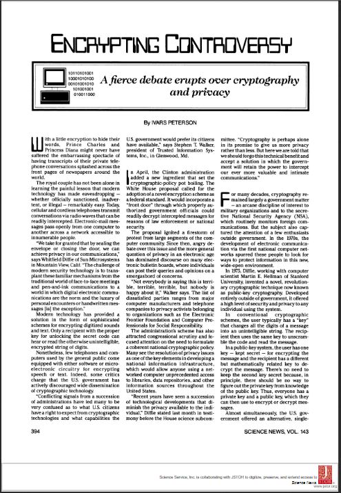 B. Whitfield “Whit” Diffie – Society for Science