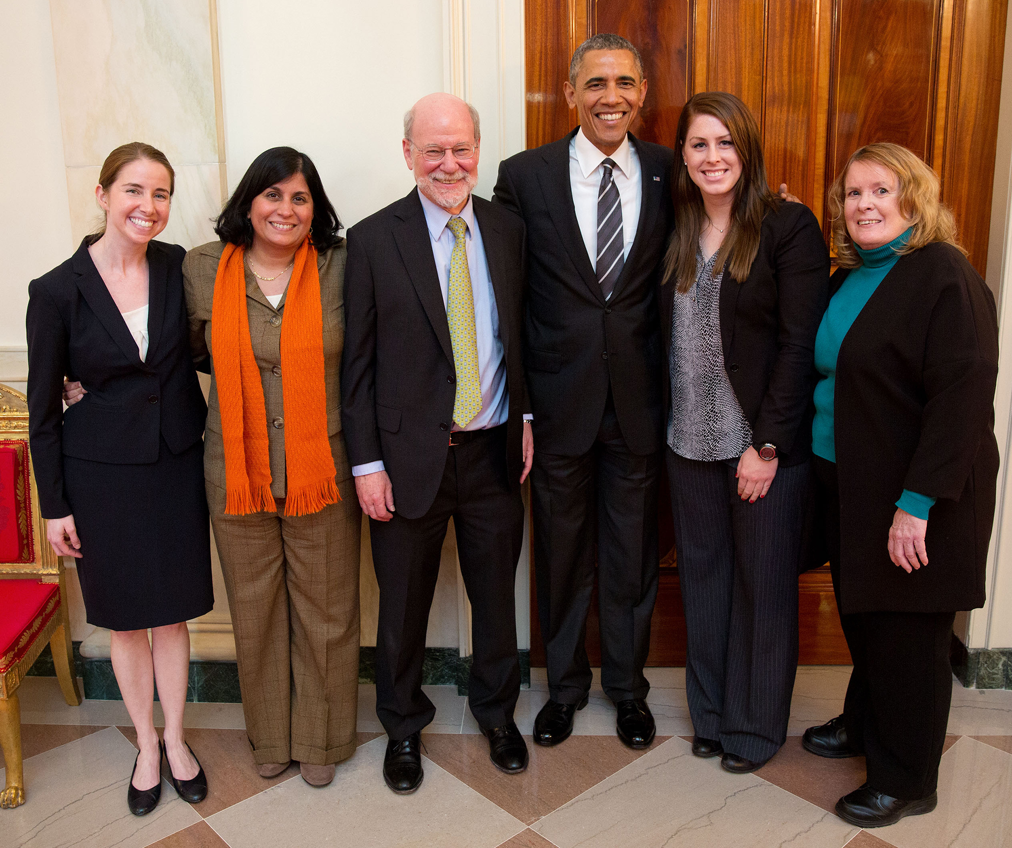 President Obama meets the Society for Science team