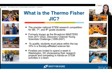 Thermo Fisher JIC 101 Webinar for Educators