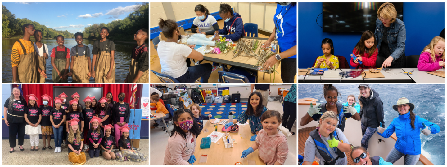 Photo Collage for STEM Action Grants for 2022 Annual Report