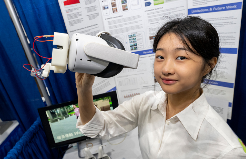 ISEF 2024: Ingrid Wai Hin Chan, 17, of Hong Kong, China received the Craig R. Barrett Award for Innovation of $10,000 for her research on using a multi-sensory therapy for dementia patients.