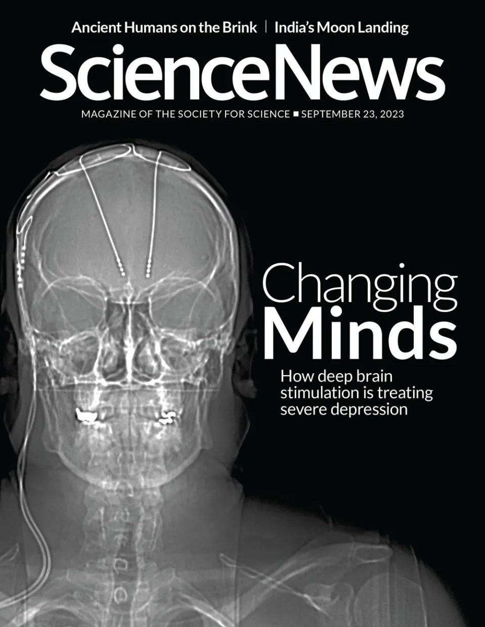Science news magazine cover - September 2023