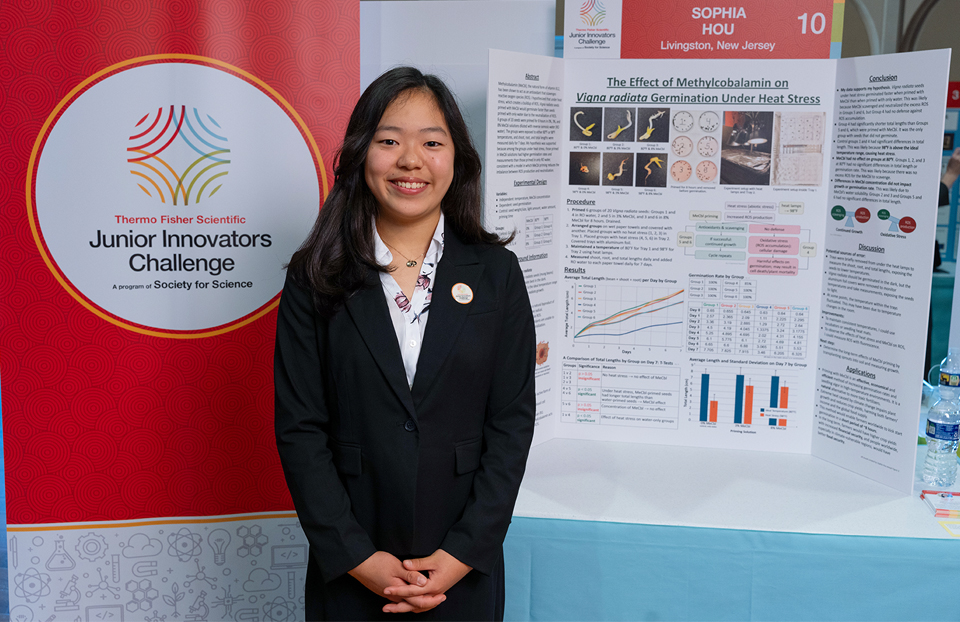 2024 Thermo Fisher Scientific JIC Junior Innovators Challenge Public Day Washington DC - Sophia Hou
