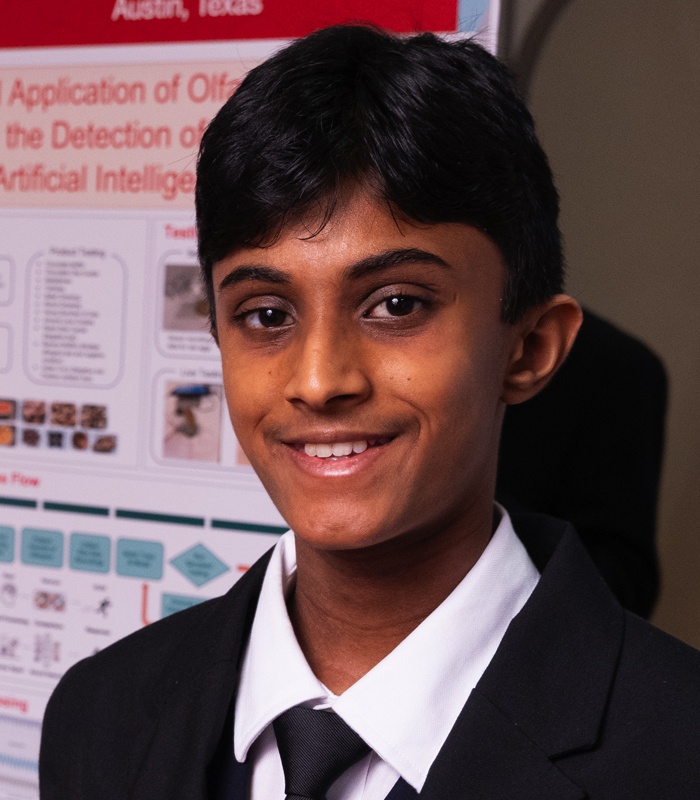 2024 Thermo Fisher Scientific Junior Innovators Challenge (JIC) Public Day Washington DC headshot: Samvith Mahadevan, $10,000 Lemelson Award for Invention