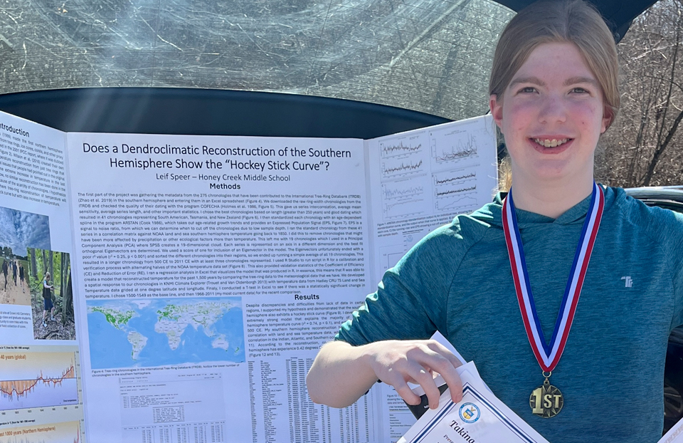 2024 Thermo Fisher JIC Finalist Leif Speer