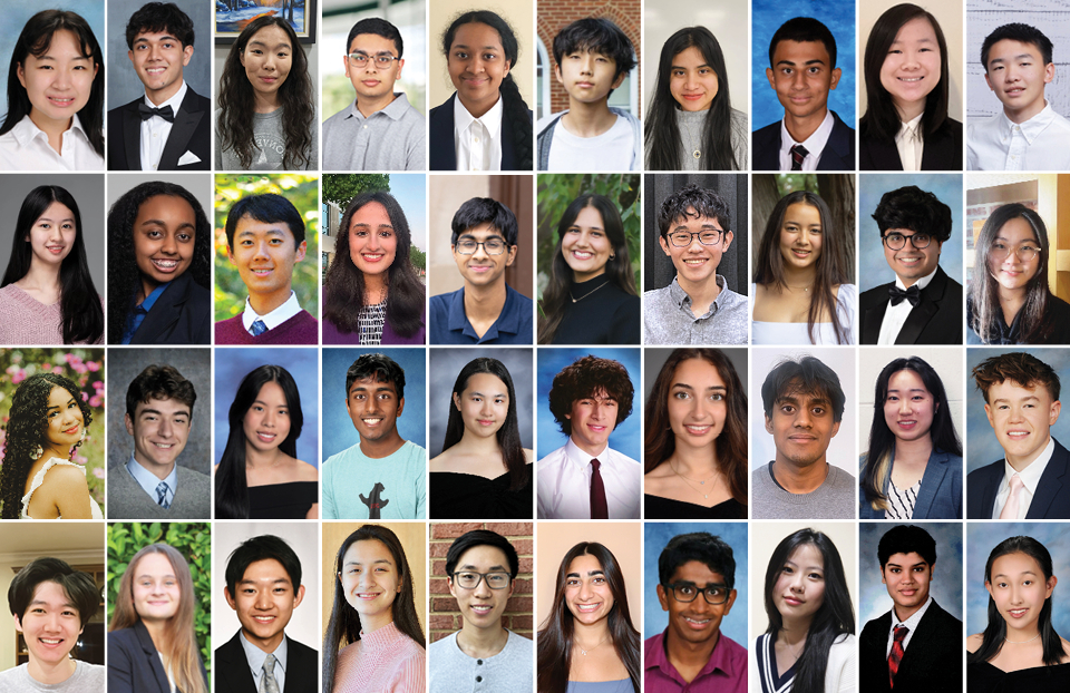 Congratulations 2025 Regeneron STS Finalists! photo grid