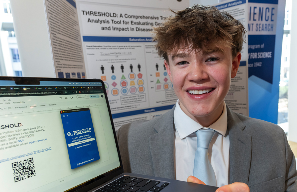 2025 Science Talent Search Finalist Finán Gammell