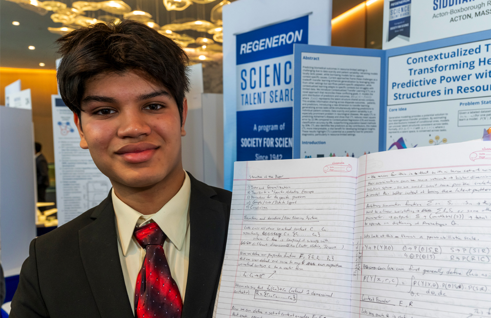 2025 Science Talent Search Finalist Siddharth Nirgudkar