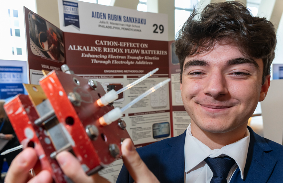 2025 Science Talent Search Finalist Aiden Sanxhaku