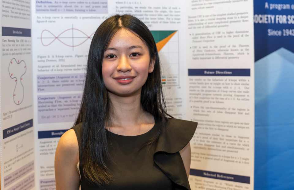 2025 Science Talent Search Finalist Ashley Zhu