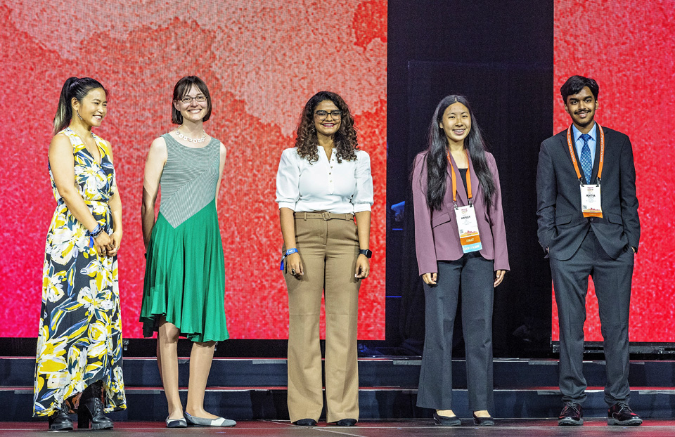 2025 Alumni Special Awards Committee and Winners at ISEF
