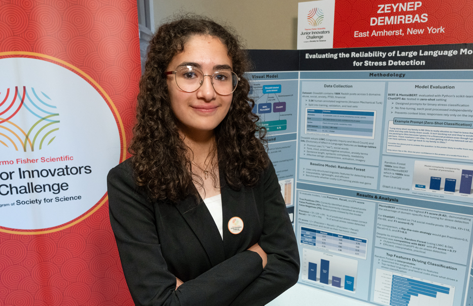 Zeynep Demirbas - Public Day for the finalists of the 2025 Thermo Fisher Scientific Junior Innovators Challenge